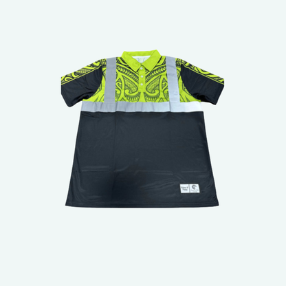 Hi-Viz Reflect Short-Sleeve Polo (Yellow)