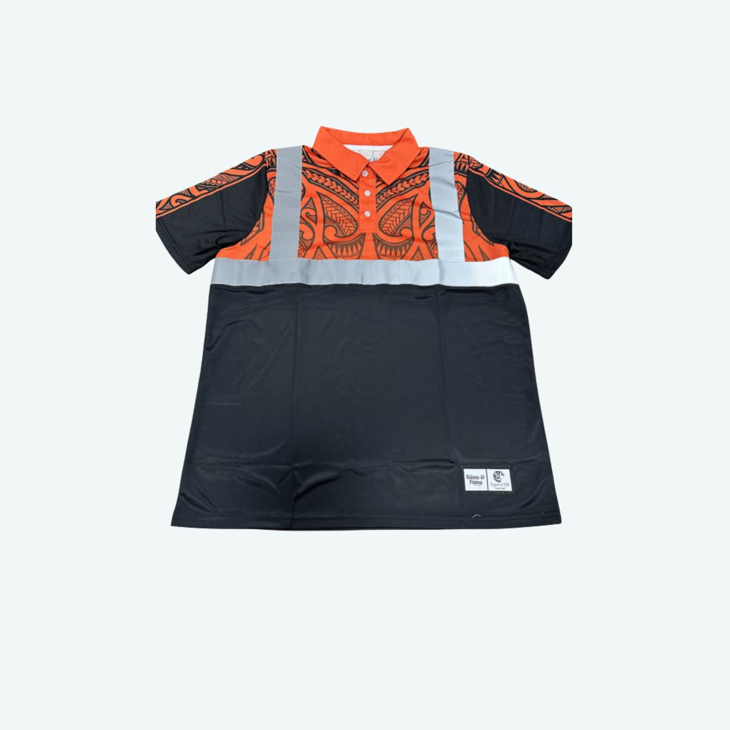 Hi-Viz Reflect Short-Sleeve Polo (Orange)