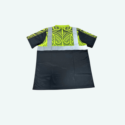 Hi-Viz Reflect Short-Sleeve Polo (Yellow)