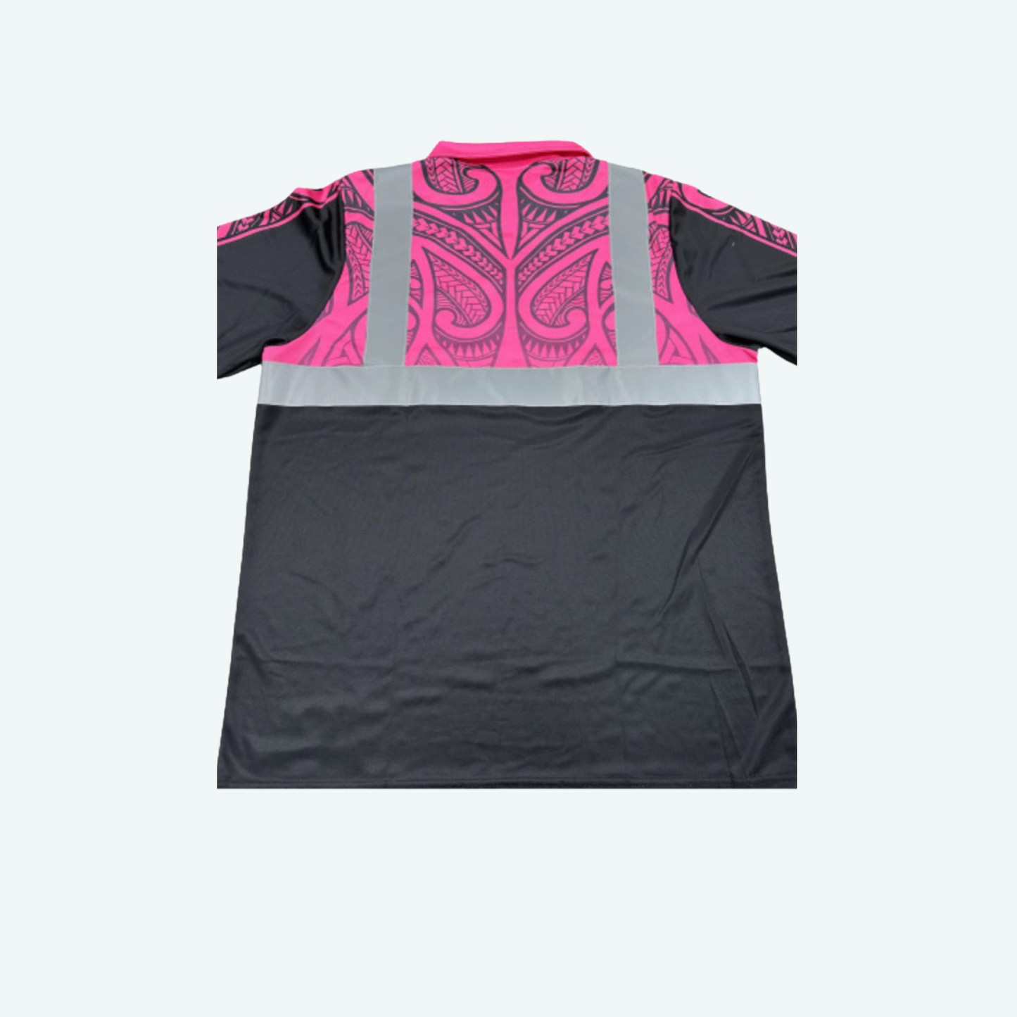 Hi-Viz Reflect Long-Sleeve Polo (Pink)